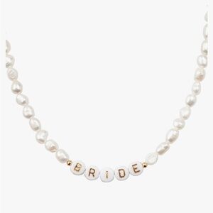 Bride necklace with freshwater pearls